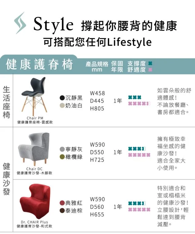 Style PREMIUM DX 健康護脊椅墊-頂級款